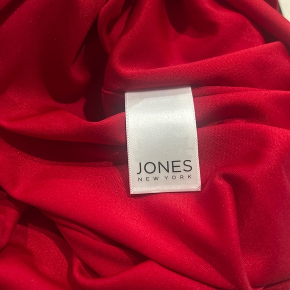 Jones New York NWT MIDI Dress Size 2 Color Garnet Style JDM47D0330 - Picture 5 of 10